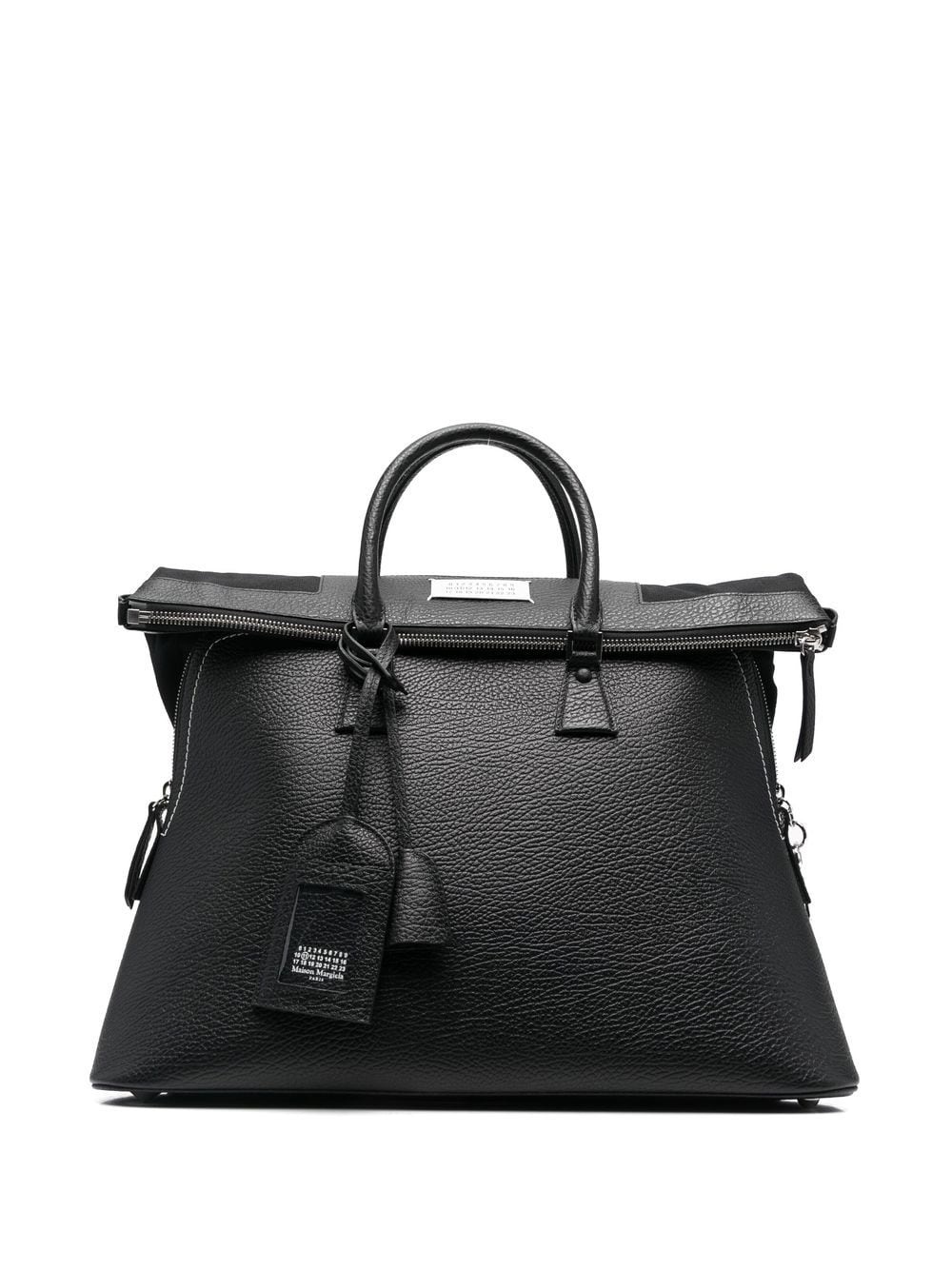 leather tote bag - 6