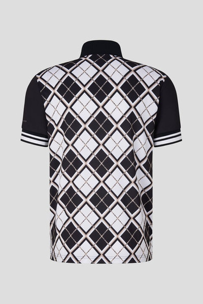 BOGNER Richard Functional polo shirt in Black/White/Beige outlook