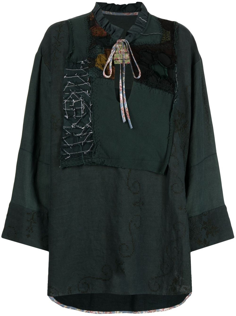 long-sleeve cotton tunic 1