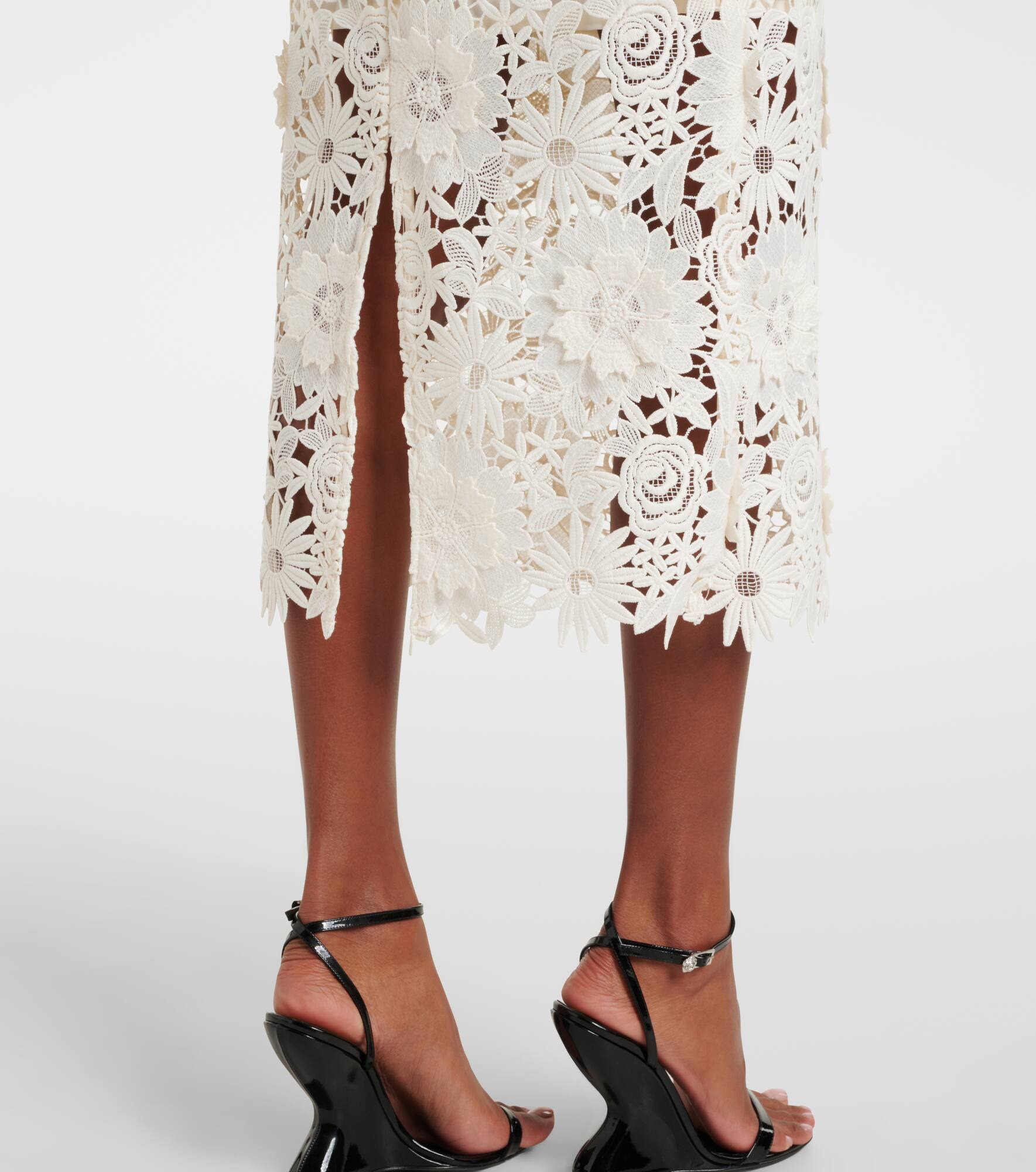 Bridal lace pencil skirt - 5