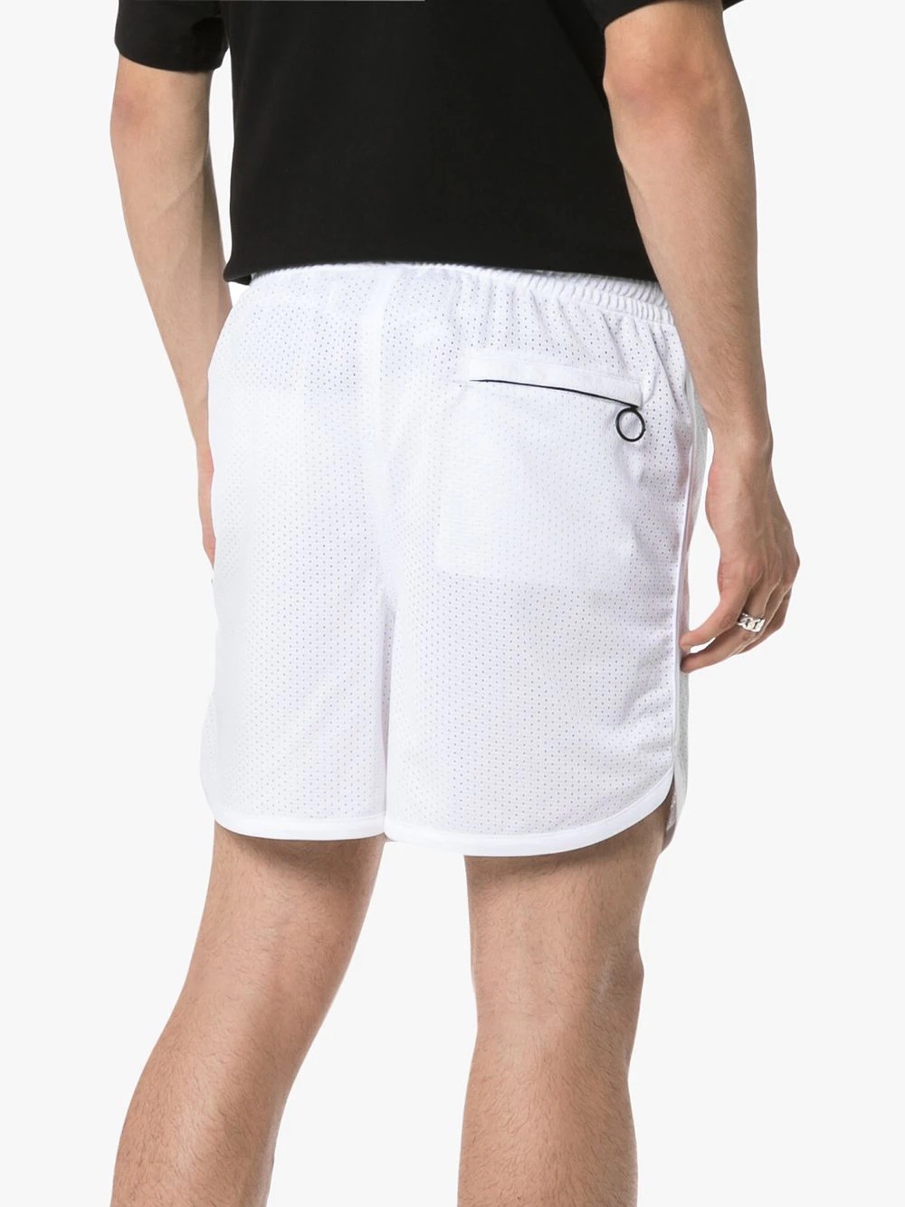 thermal print mesh shorts - 4