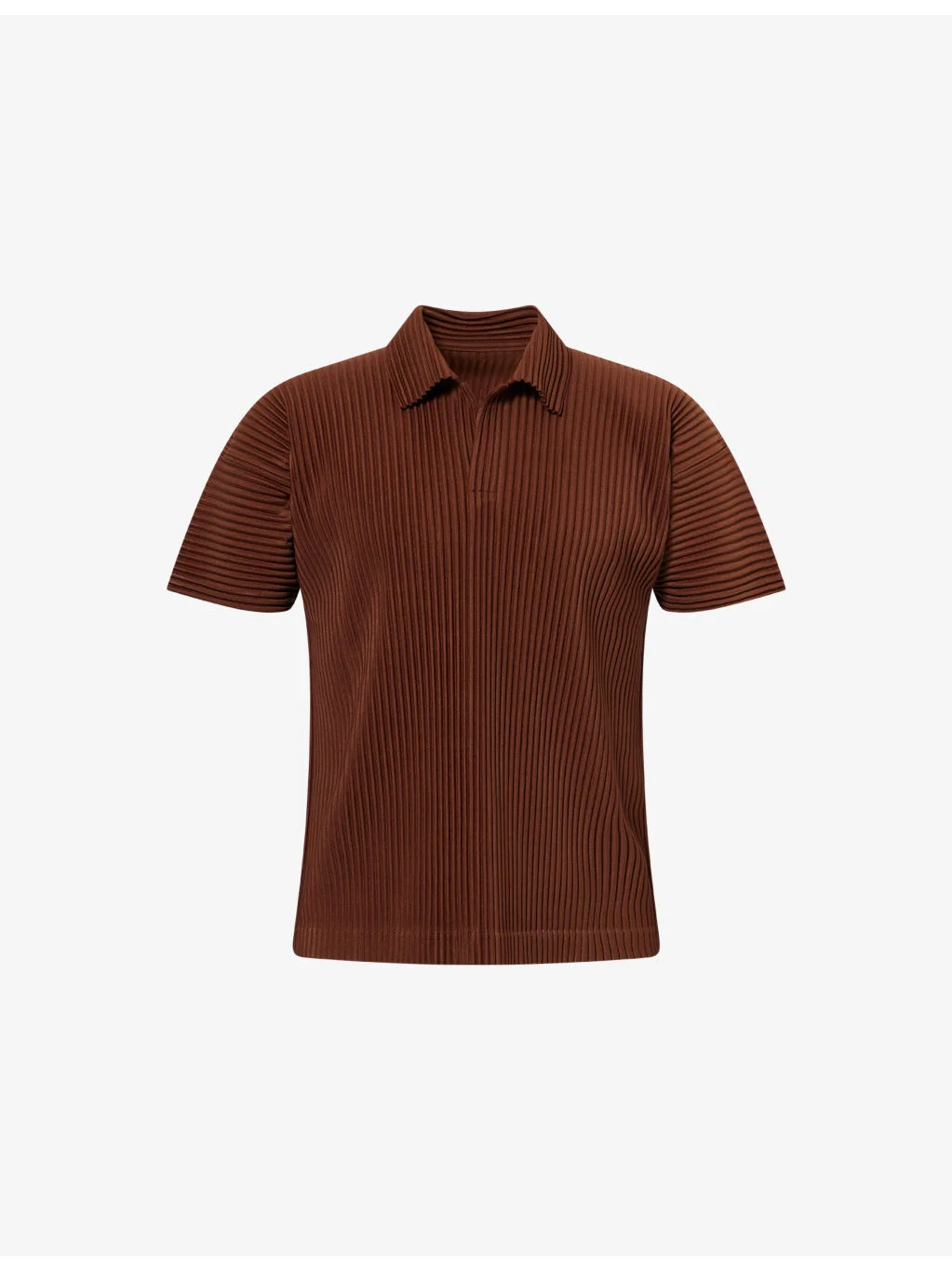 Basics Pleated Knitted Shirt - 1