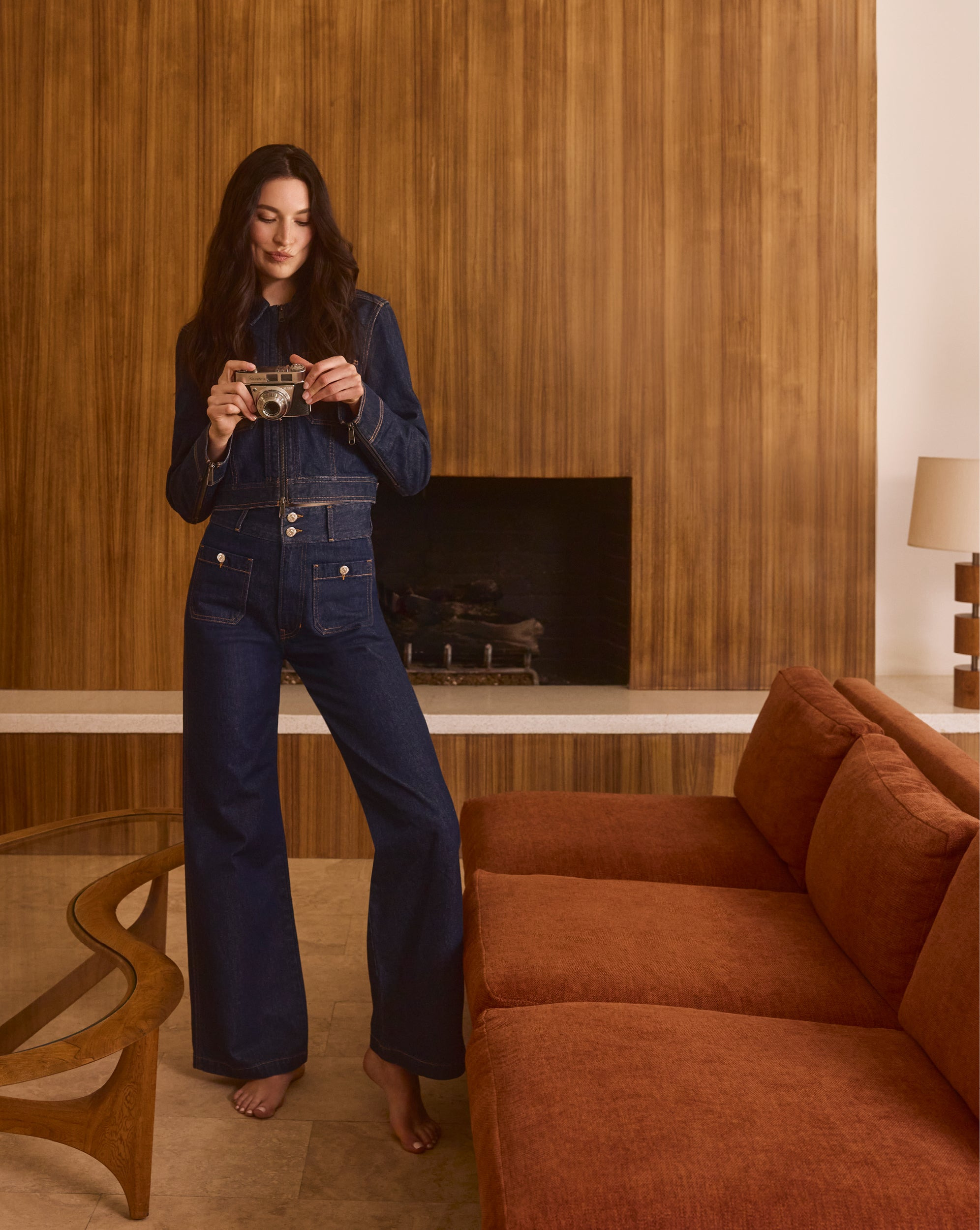 TAYLOR PATCH-POCKET WIDE-LEG JEAN - 8