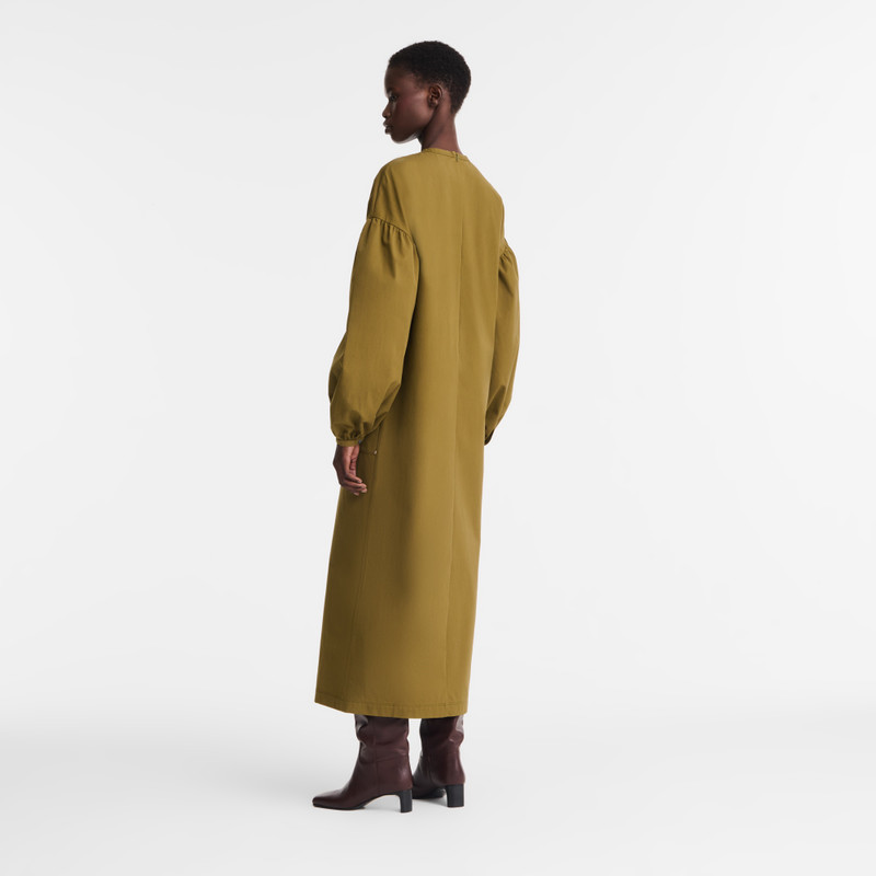 Longchamp Dress Khaki - Popelin outlook