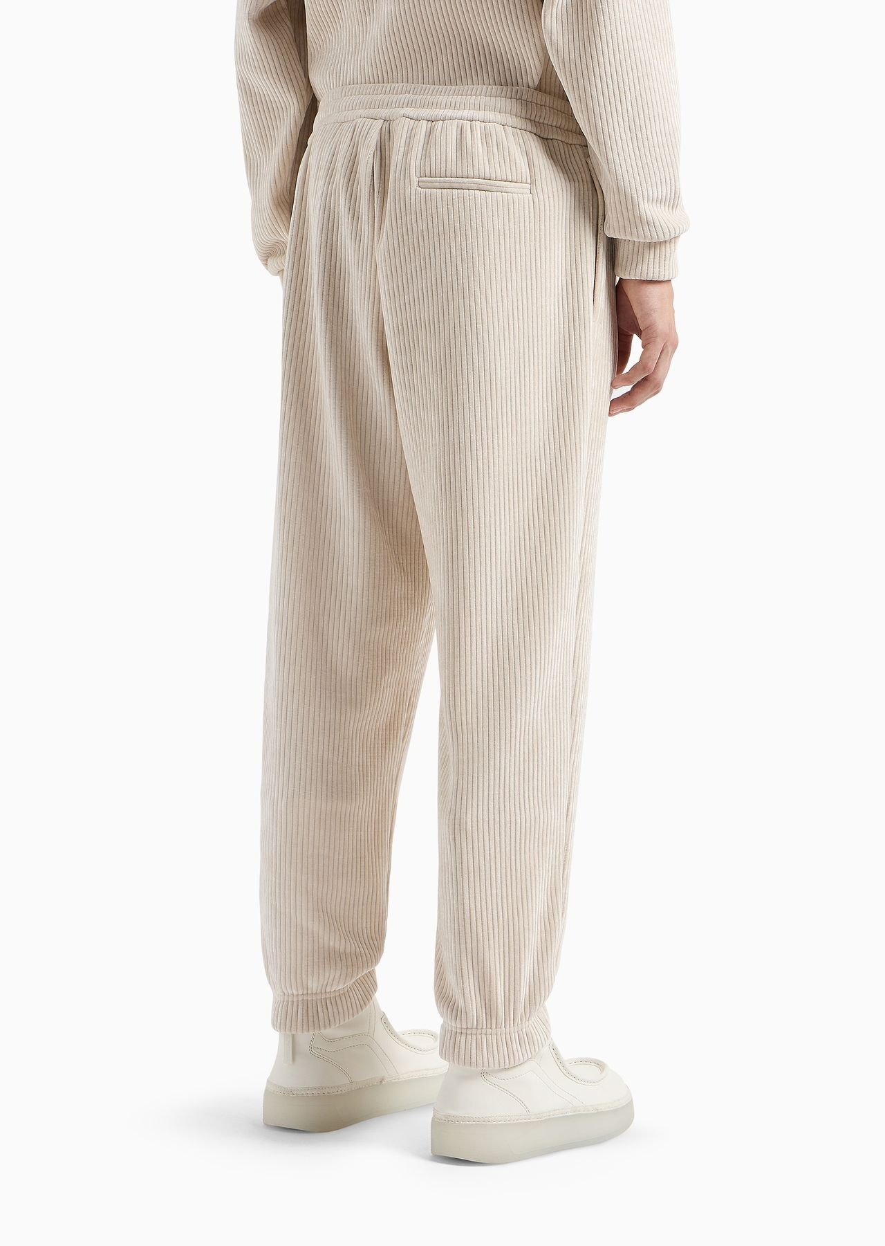 Ribbed velour joggers - 3