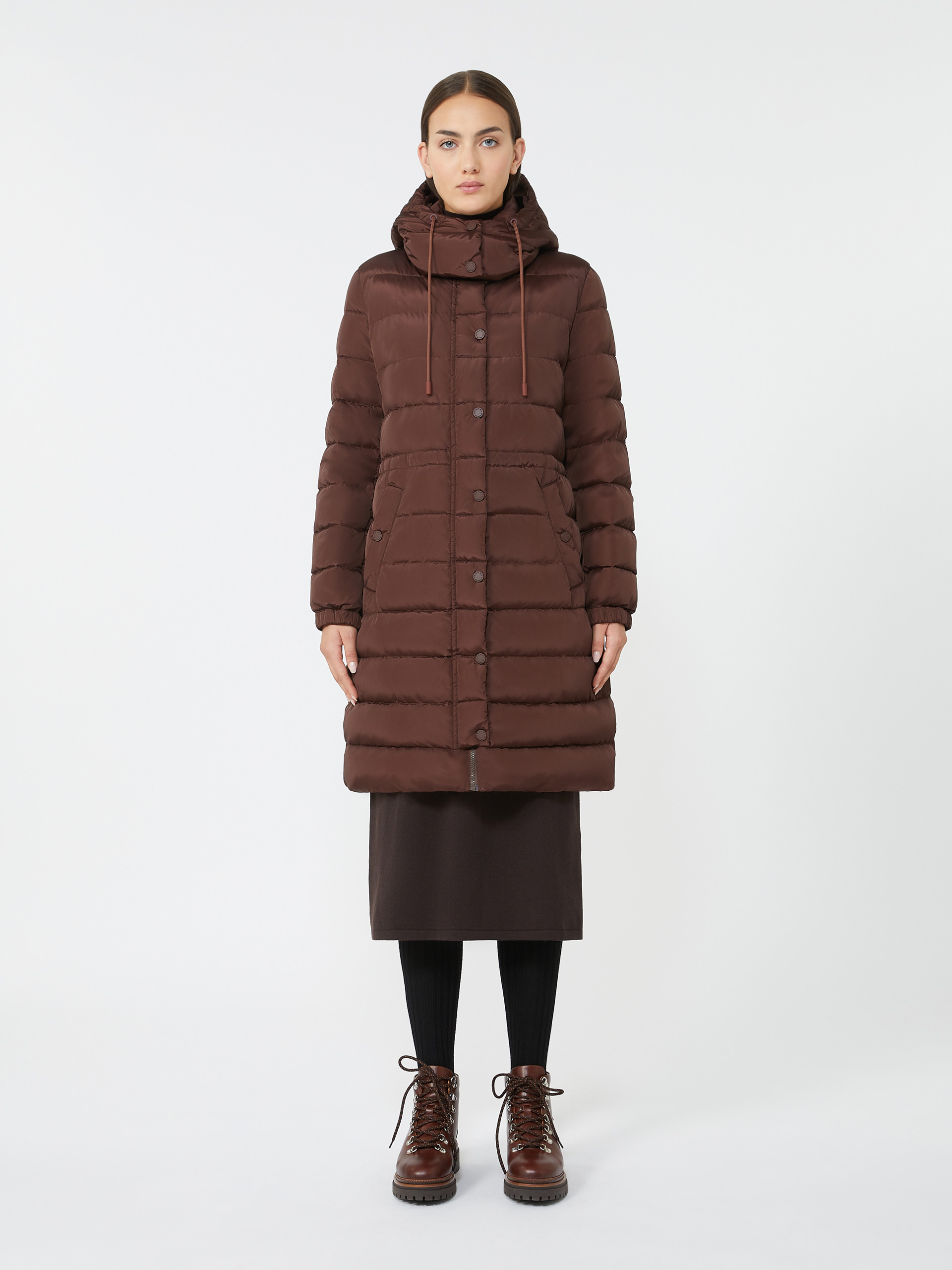 CERBERO Slim-fit down jacket in water-repellent taffeta - 3