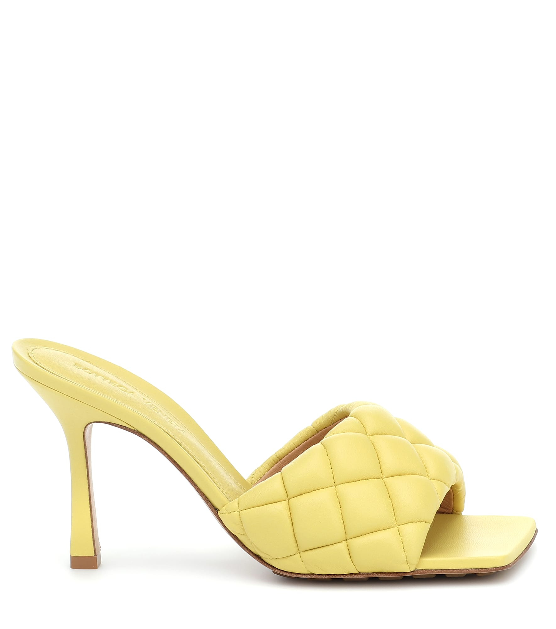 Padded leather sandals - 4