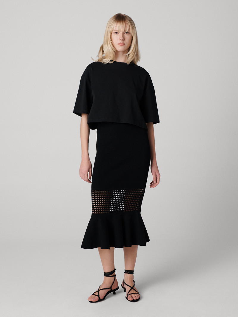 Georgia Eyelet Knit Skirt 1
