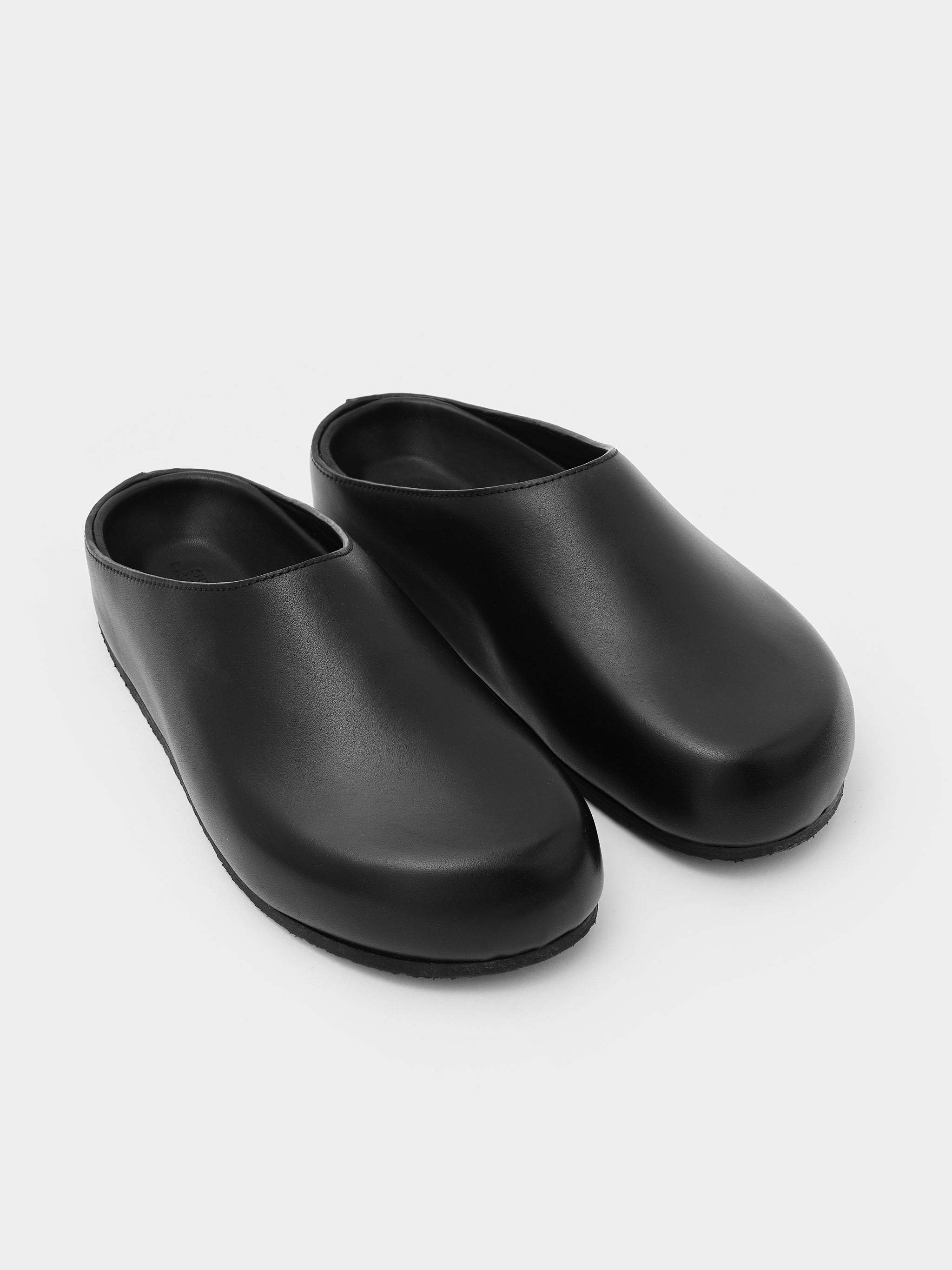 【関税込み】Studio Nicholson ブラック Wearing クロッグ Studio Nicholson Men's Wearing Clog | REVERSIBLE