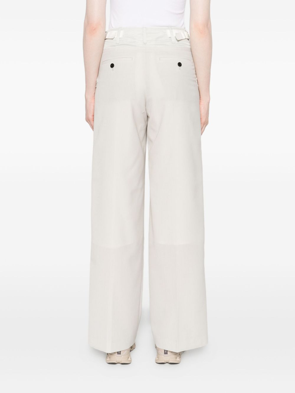 Sacai Women Nylon Trousers - 4