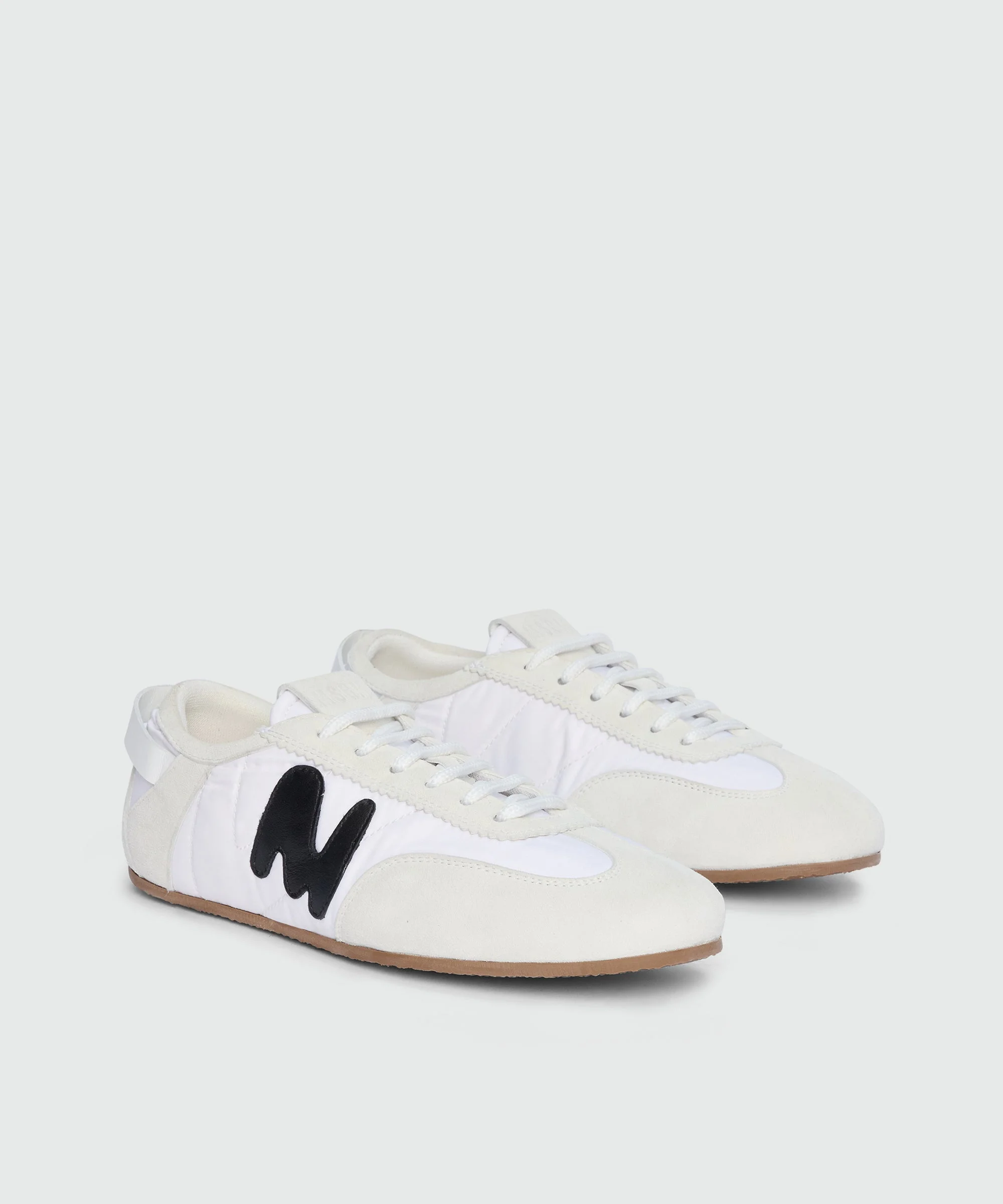 Off-white Super Flat suede sneakers - 1