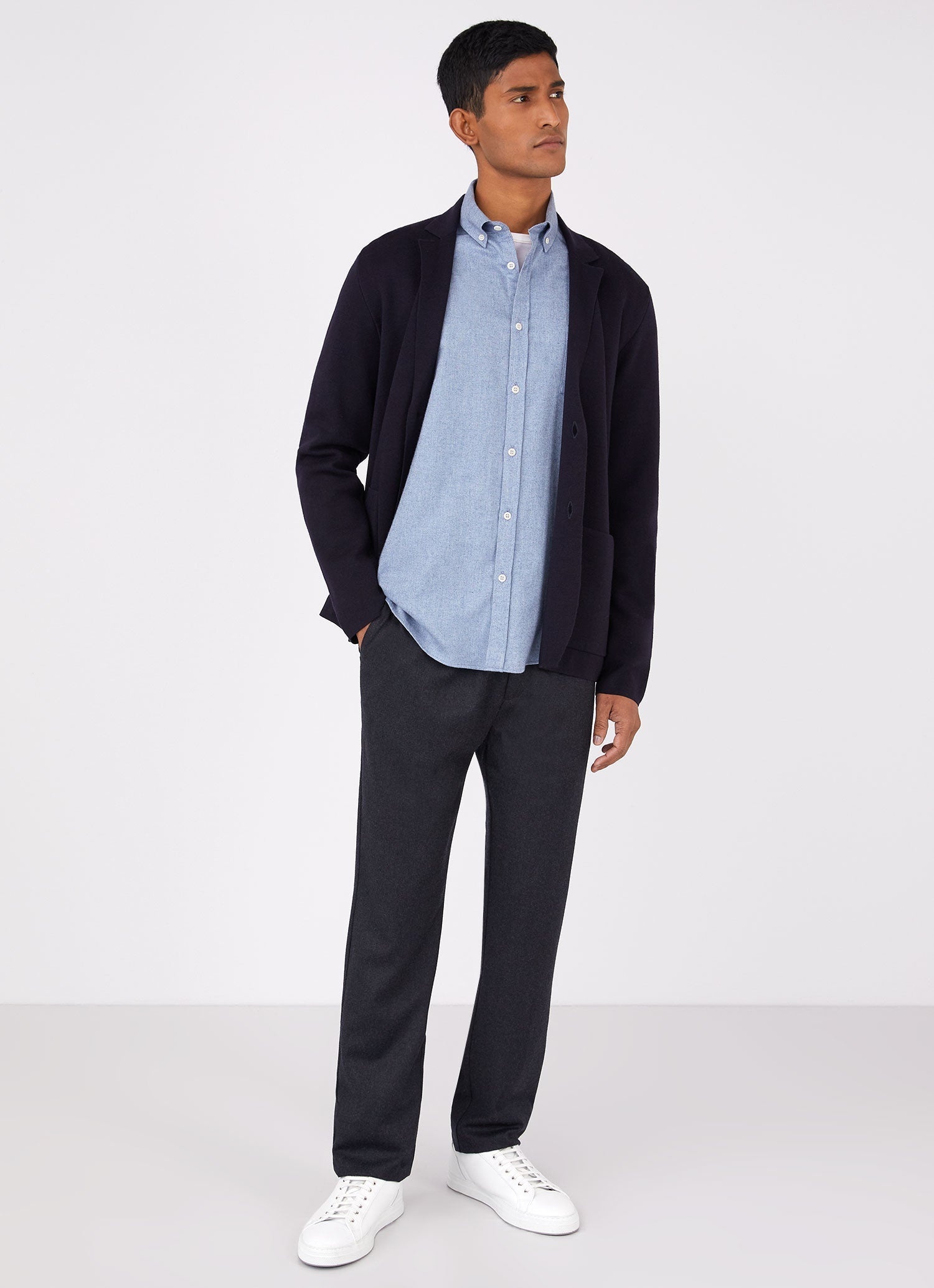 Brushed Cotton Flannel Shirt - 3