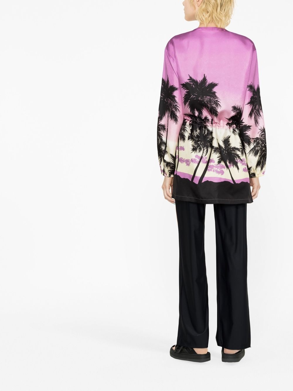graphic-print long-sleeve top - 3
