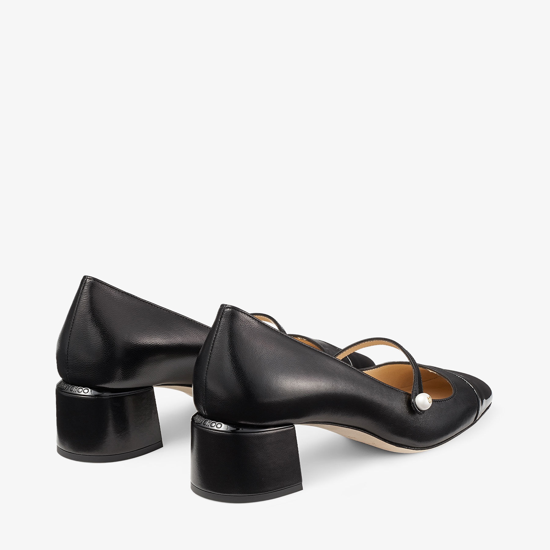 Elisa 45
Black Nappa and Patent Leather Pumps - 6