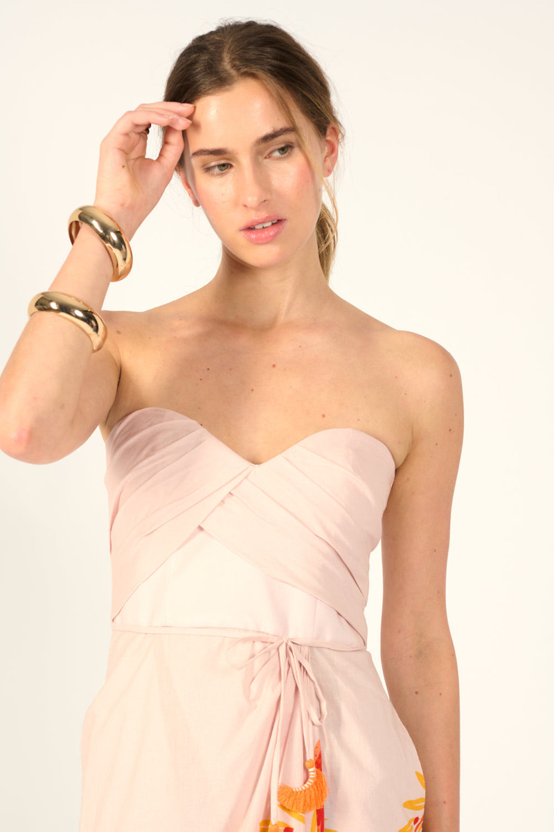 Long Dress Collina - Yellow Palmrott 4