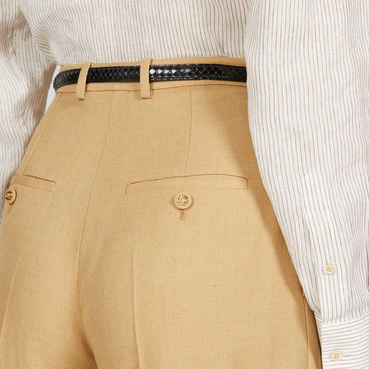 Viscose linen pant - 3
