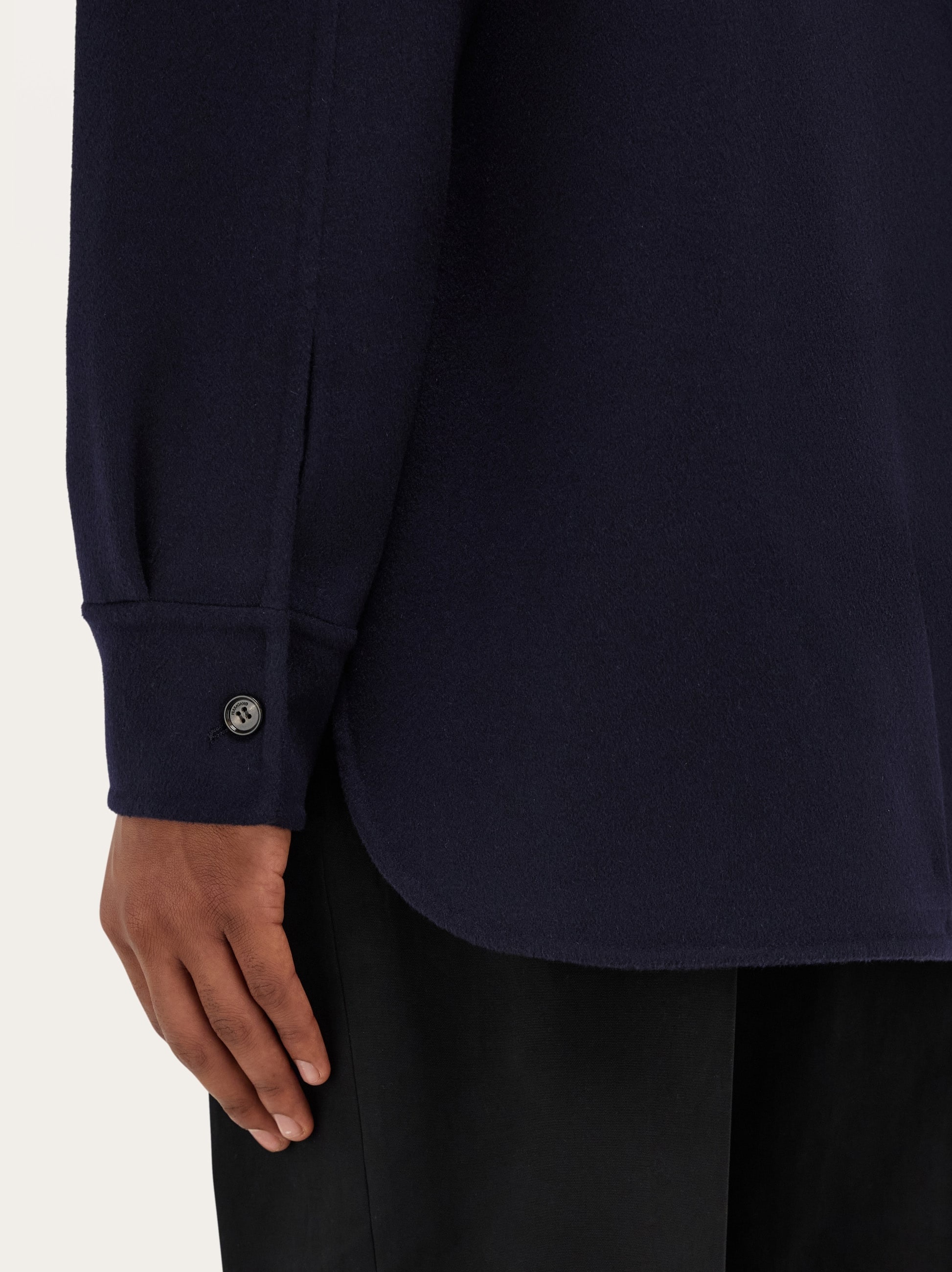 Cashmere-blend overshirt - 4