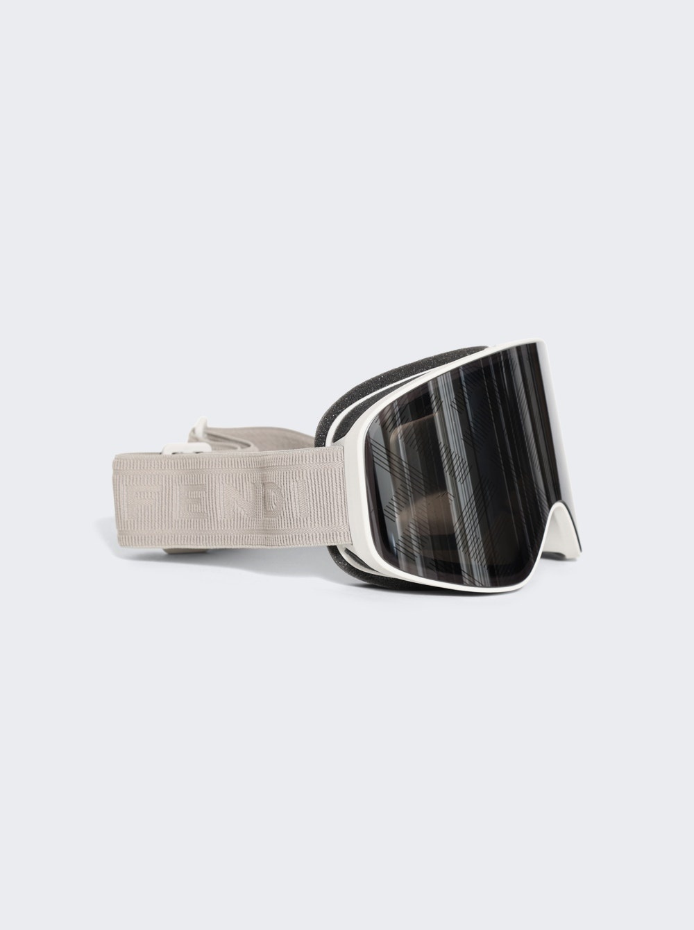 Ski Mask With Logo Mirrored Lenses Grey And Smoke - 4