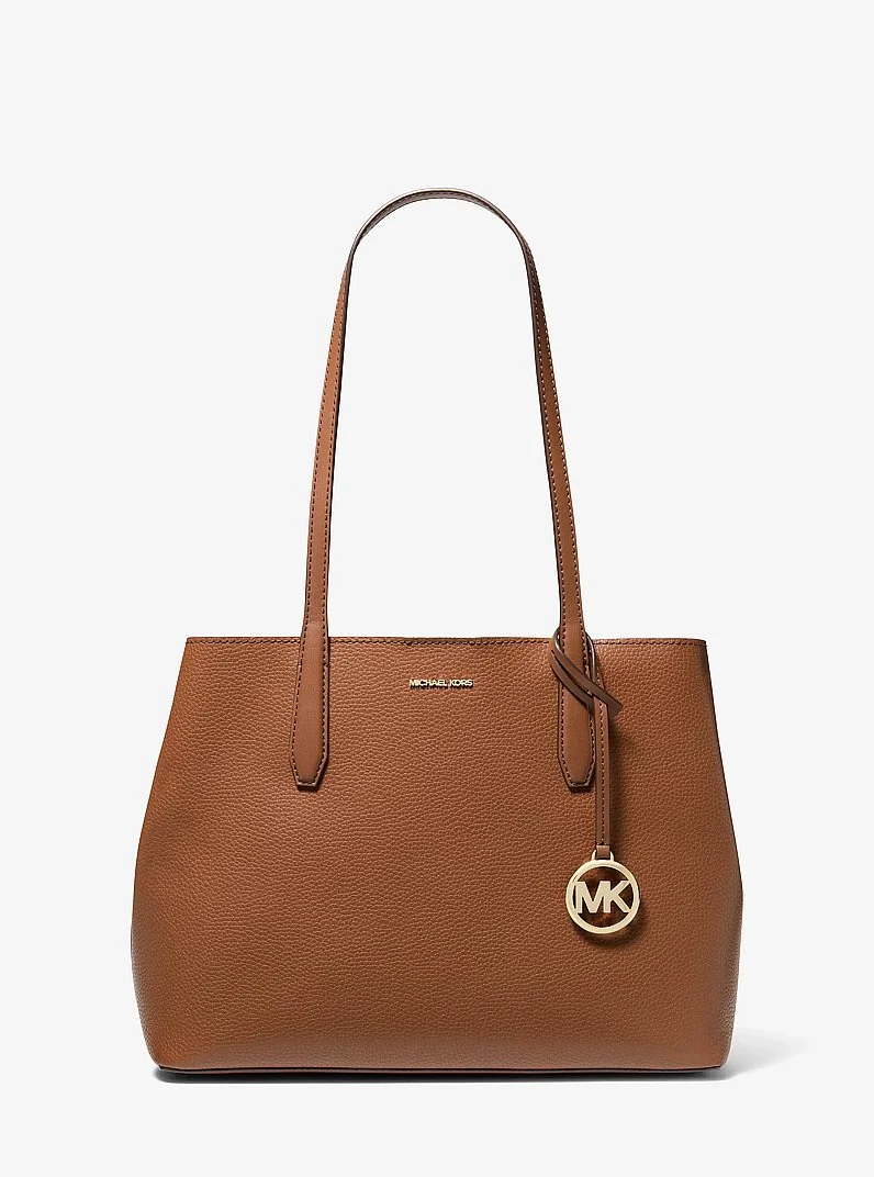 Avalon Medium Pebbled Leather Tote Bag - 1