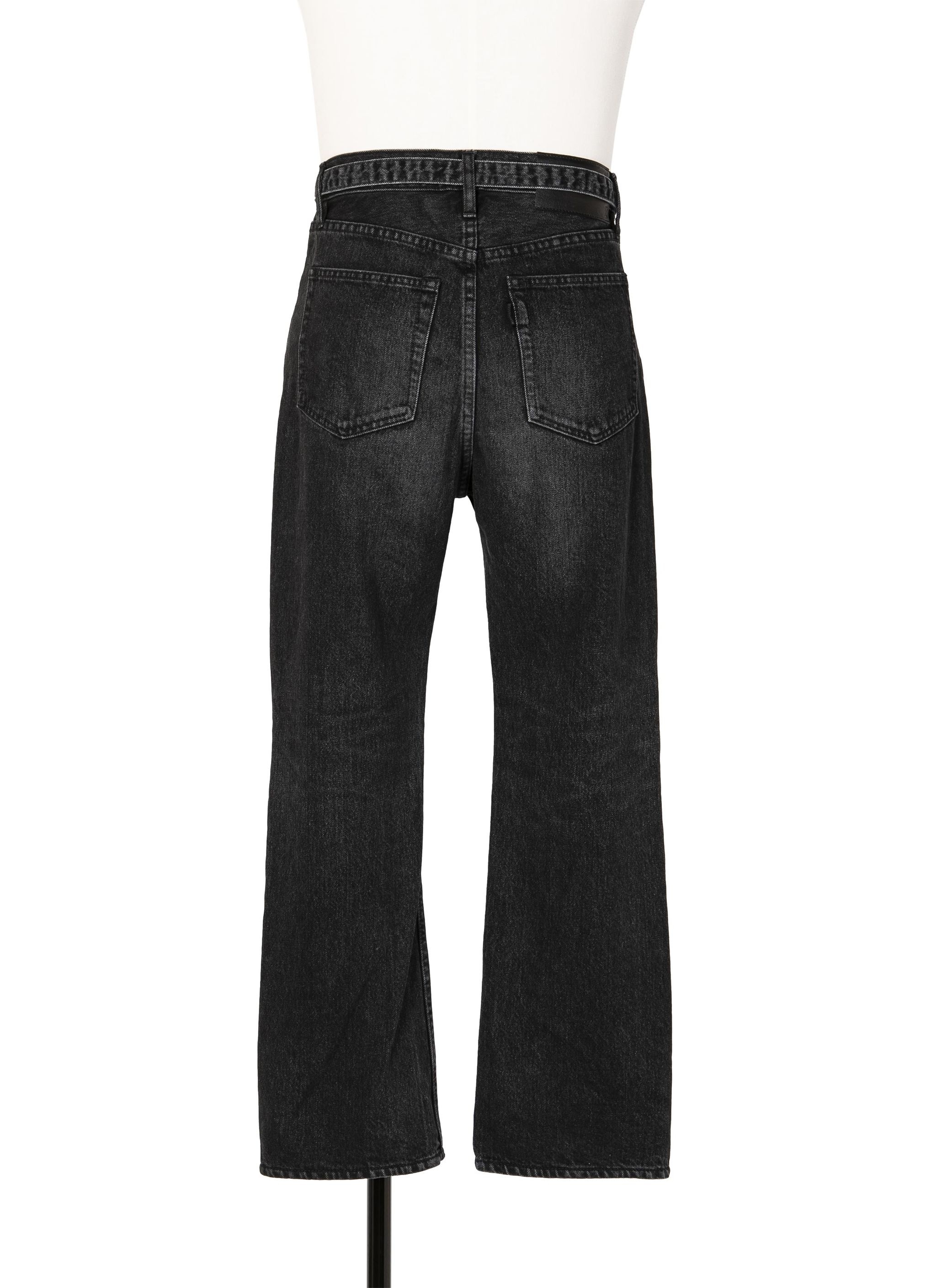 Boot Cut Denim Pants - 3