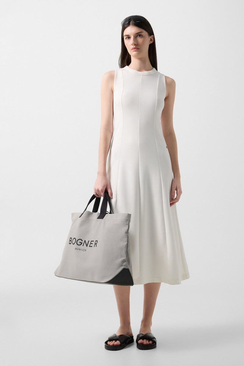 BOGNER Rebecca jersey dress in Off-White outlook
