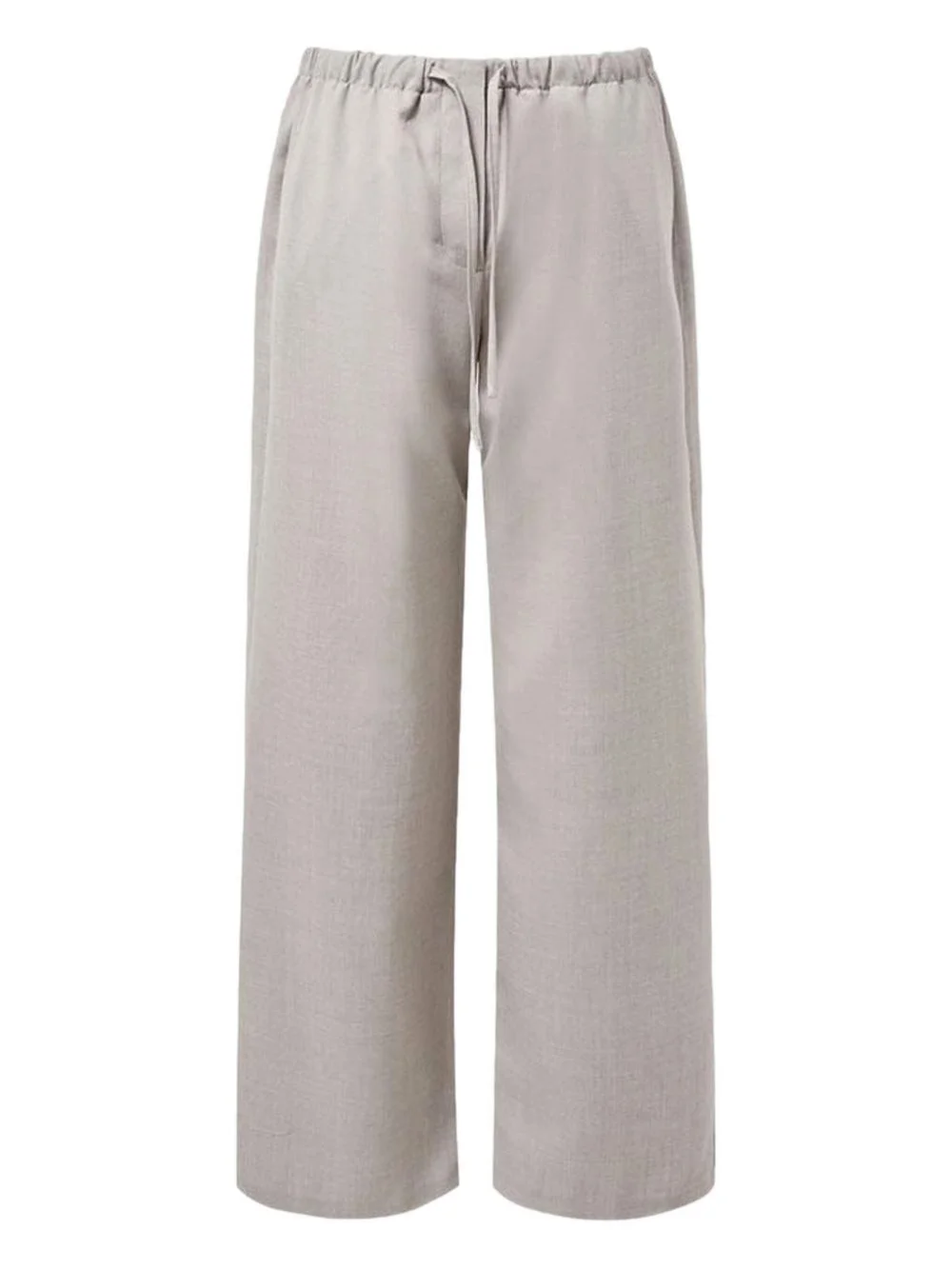elastic-waistband trousers - 1
