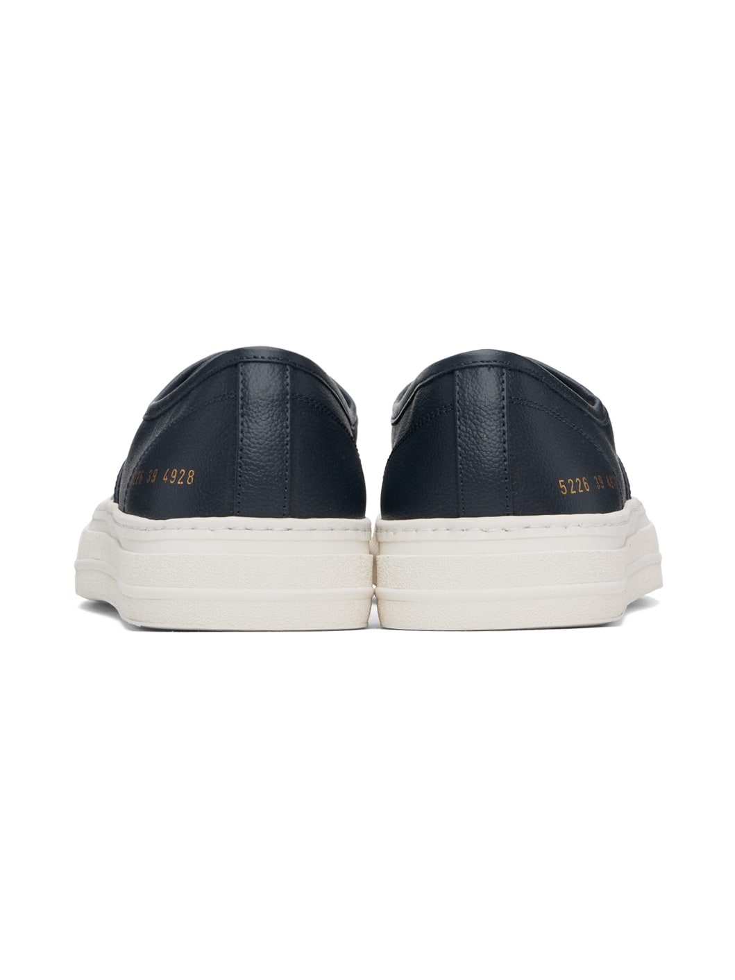Navy Four Hole Sneakers - 2