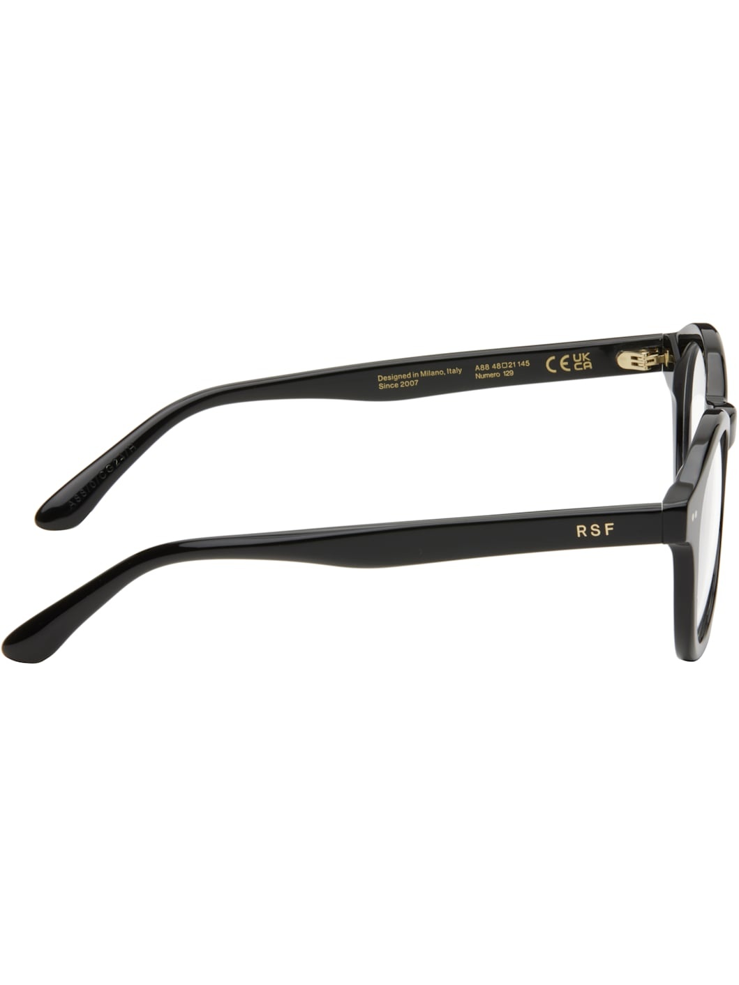 Black Numero 129 Glasses - 2