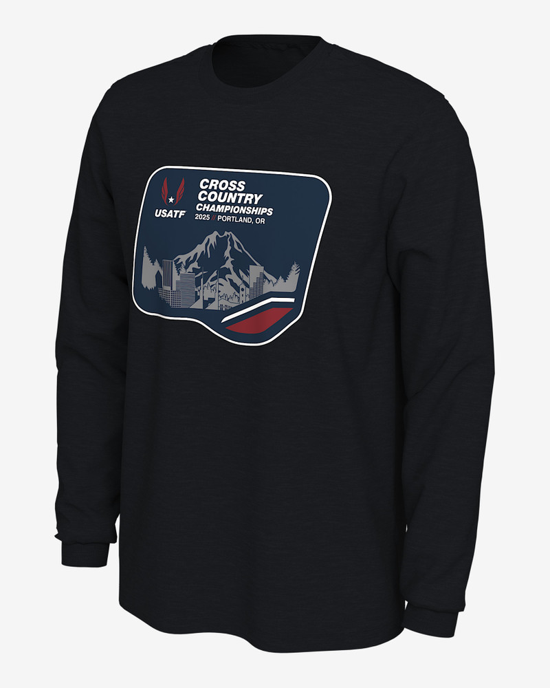 Nike 2025 USATF Men's Long-Sleeve Running T-Shirt 1