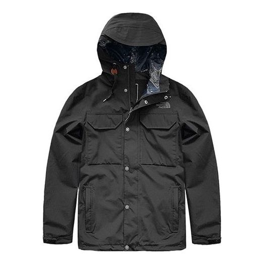 THE NORTH FACE Dryvent Down Puffer Hood Jacket 'Black' NF0A497F-JK3 - 1