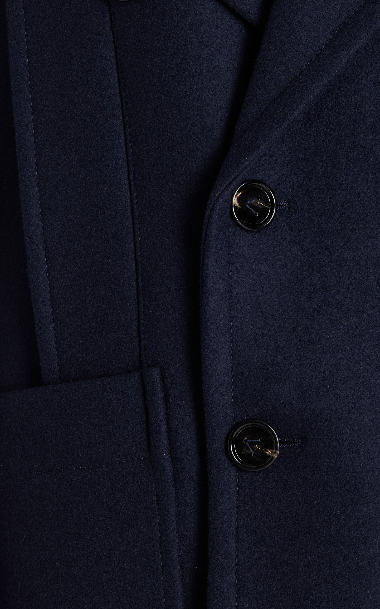 Wool Felt Jacket blue - 2
