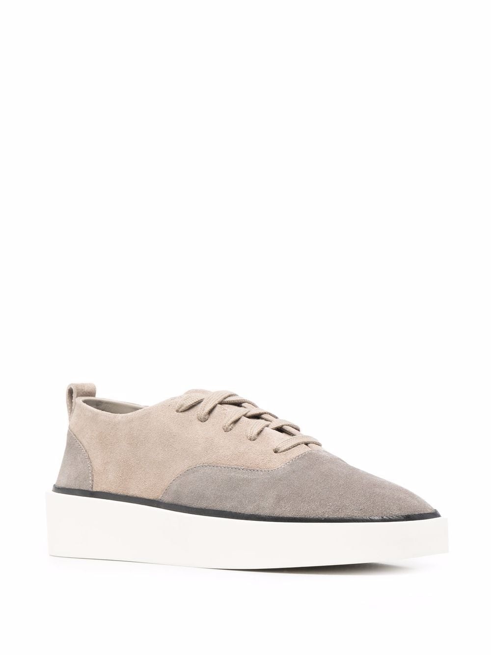 suede low-top sneakers - 2