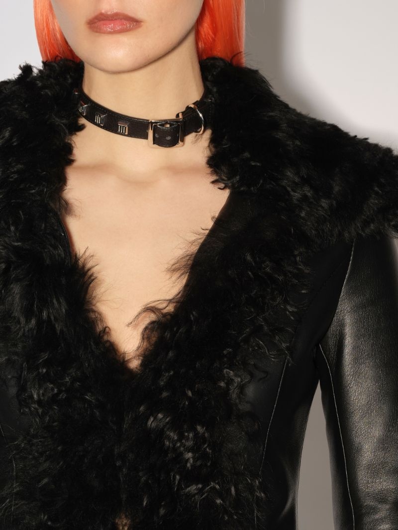 SHEARLING MIDI COAT - 5