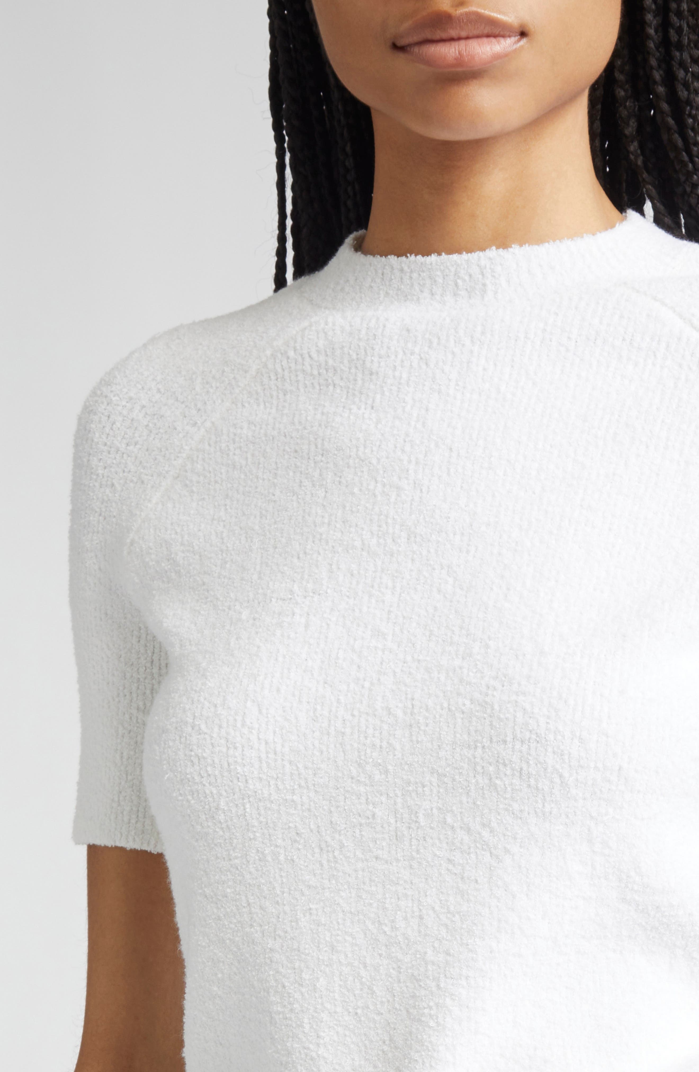 TOTEME Raglan Sleeve Sweater in White at Nordstrom - 4