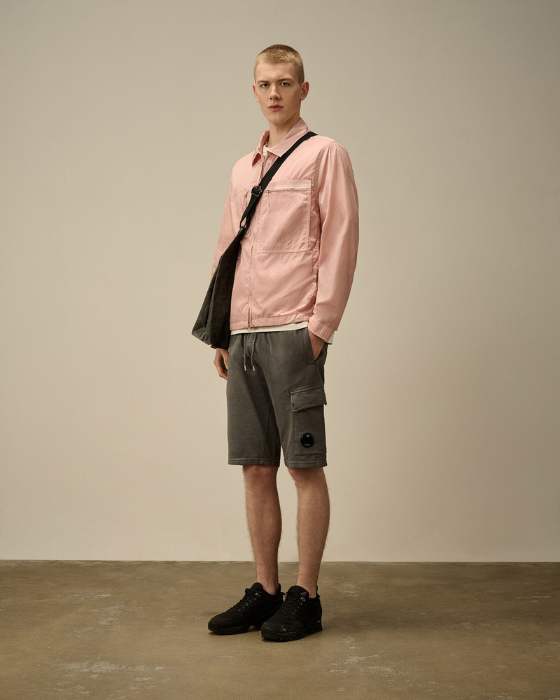 C.P. Company Light Fleece Cargo Lens Shorts outlook