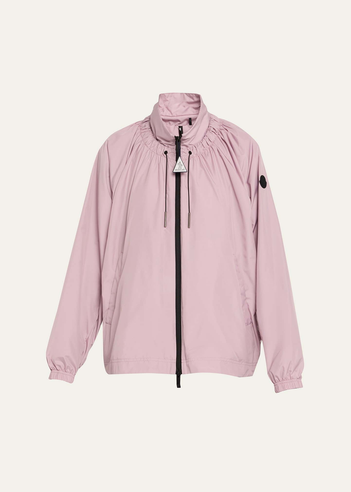 Valencay Drawstring Windbreaker Jacket - 1