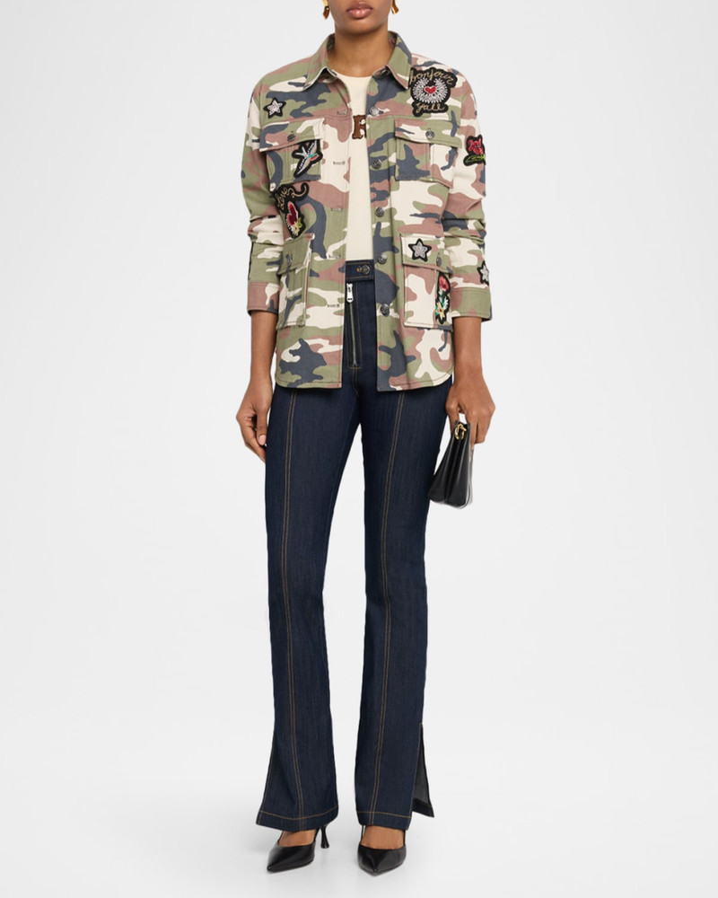 Cinq à Sept Western Camouflage Overshirt outlook