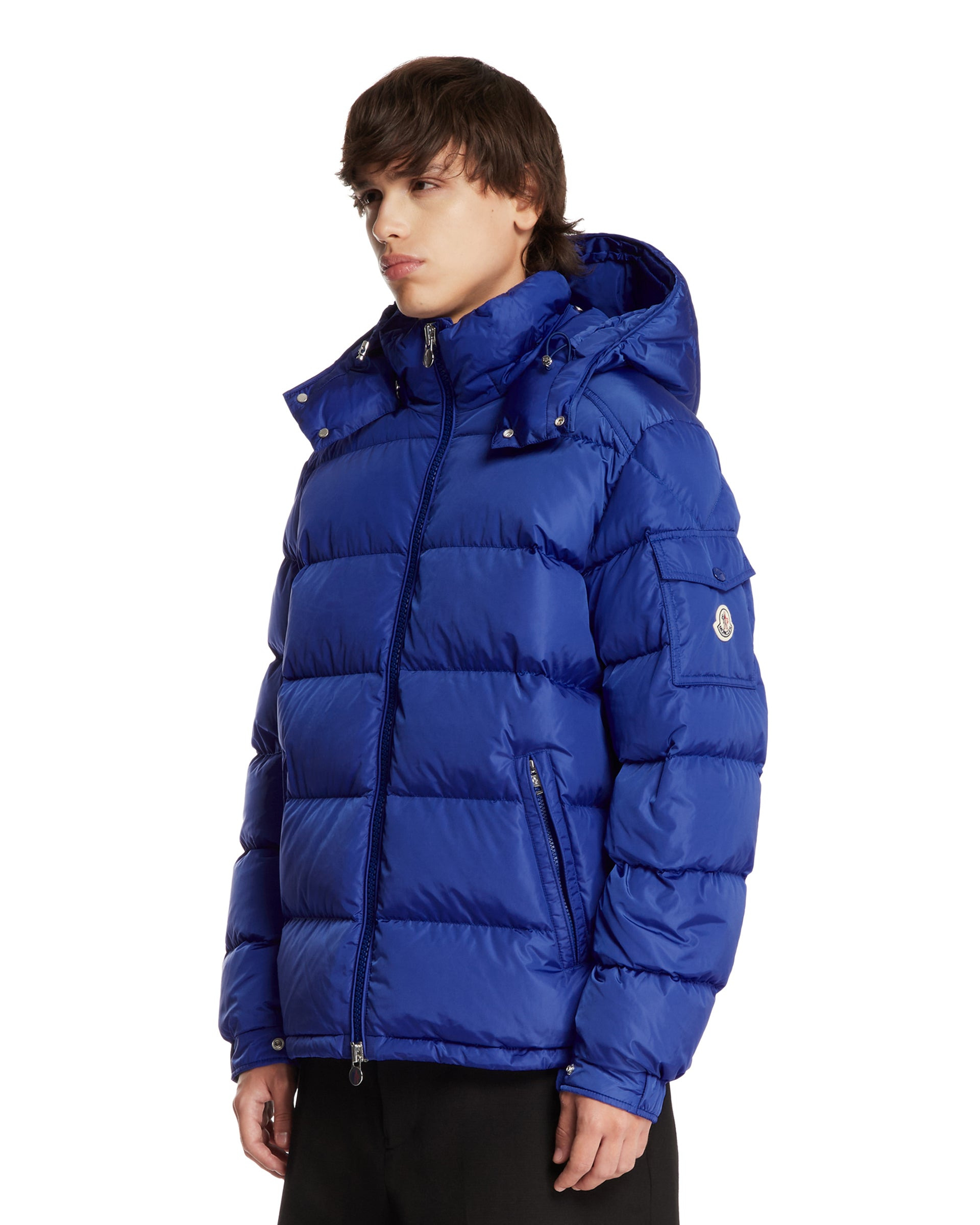 Blue Maya Short Down Jacket - 4