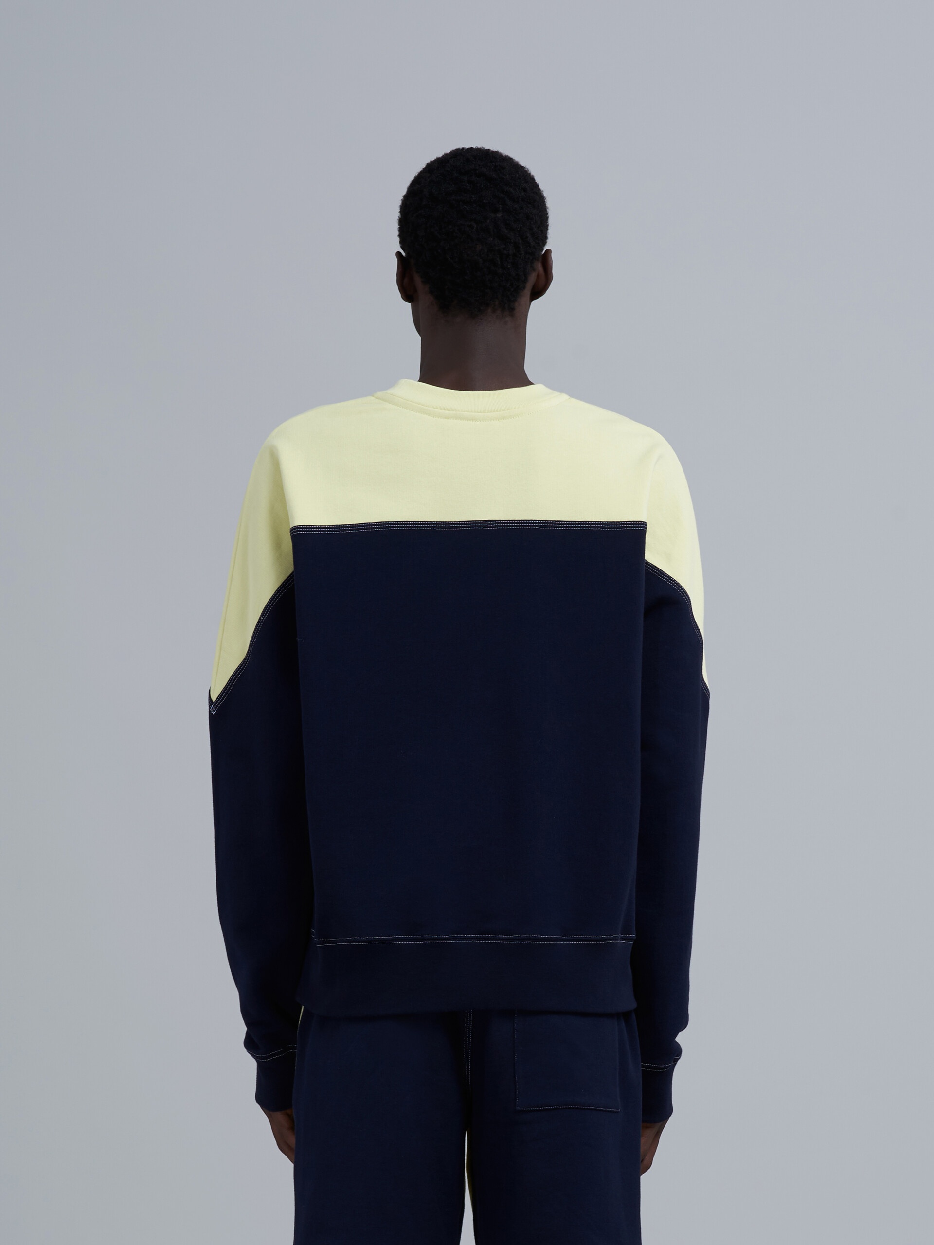 COLOURBLOCK LOOPBACK JERSEY SWEATSHIRT - 3