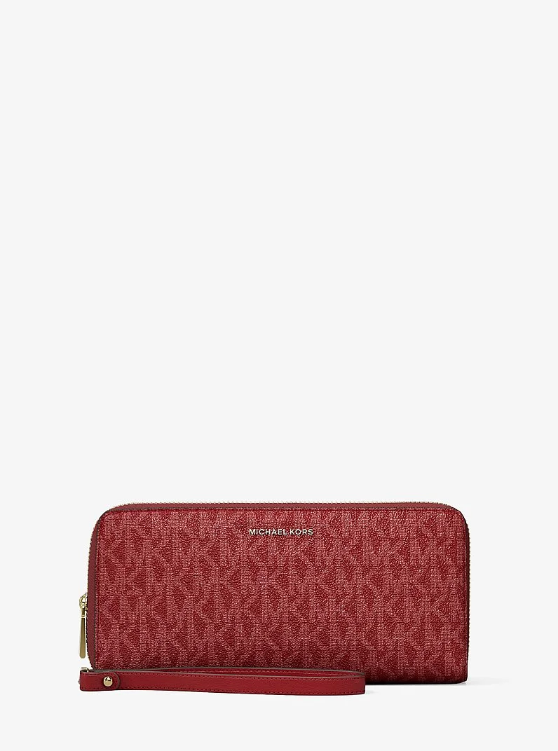 Large Logo Continental Wallet - 1