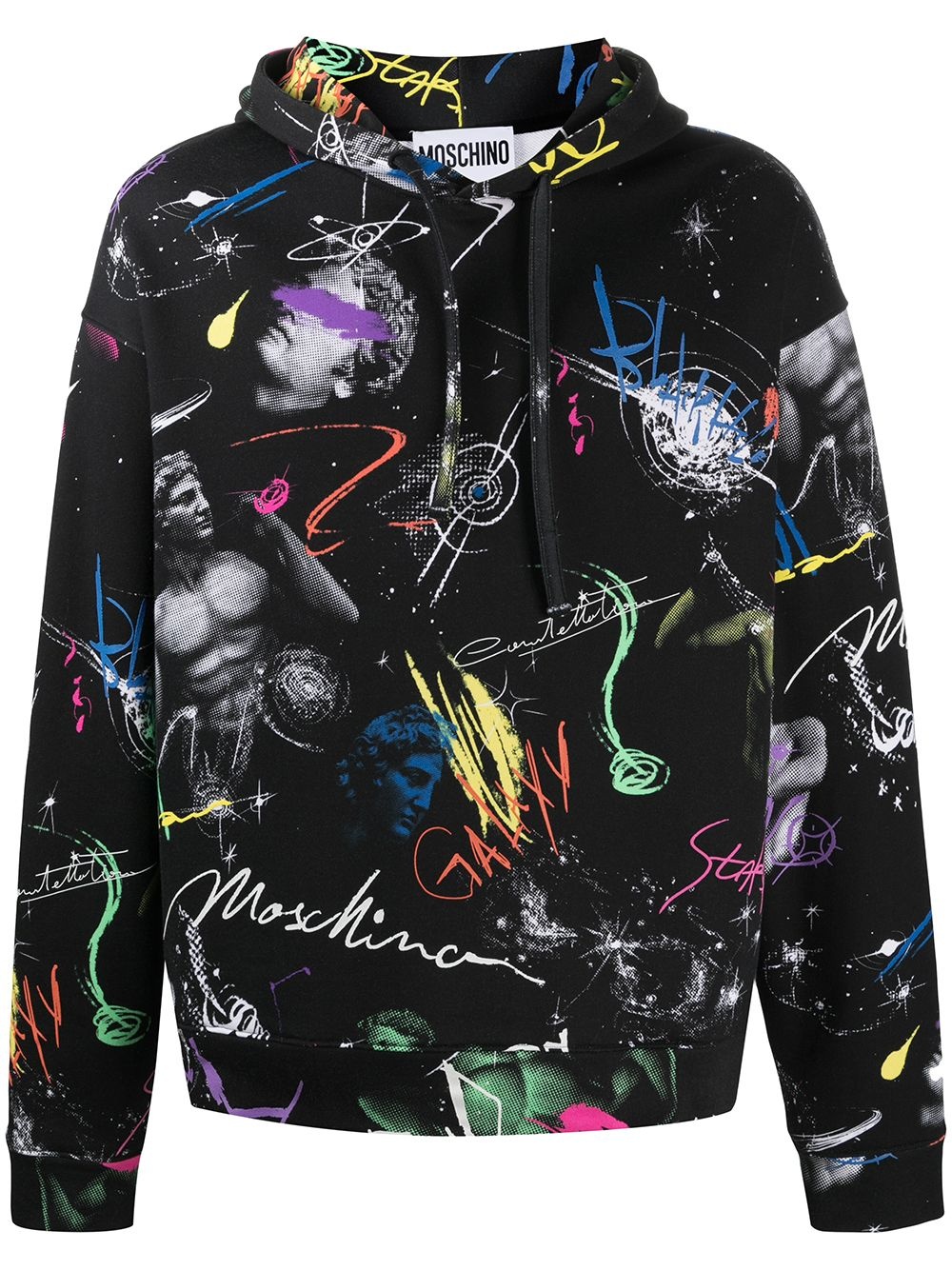 galaxy print hoodie - 1