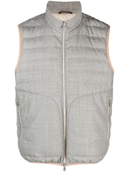 Padded vest with zip - 1