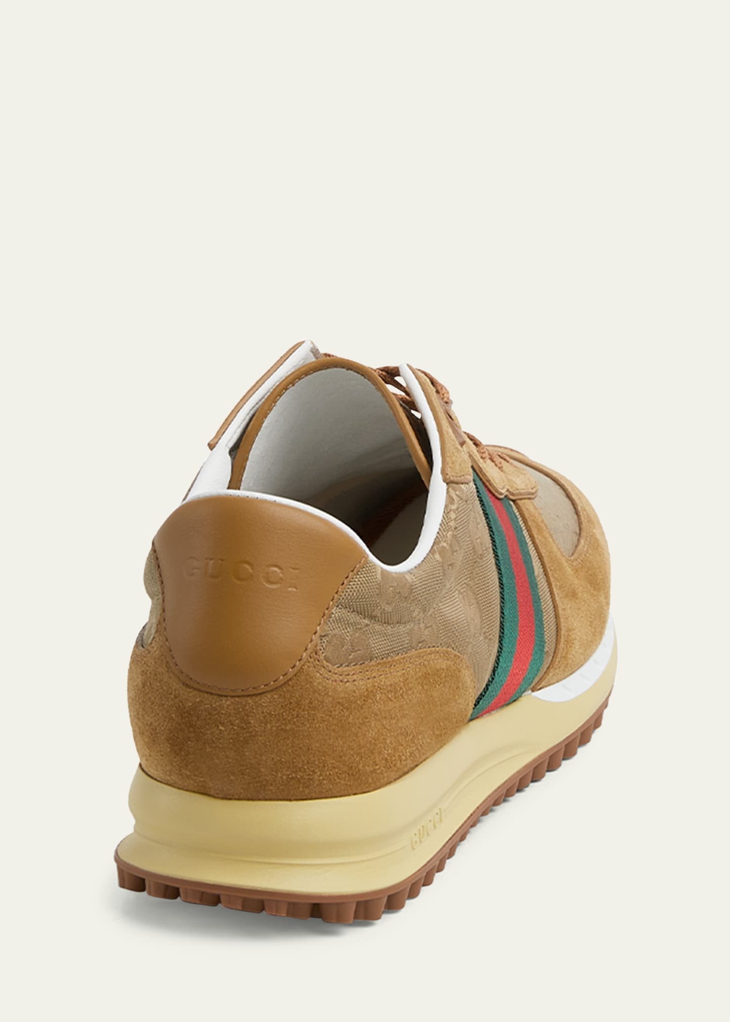 Men's Nora Suede and Nylon Guccissima Retro Sneakers - 2