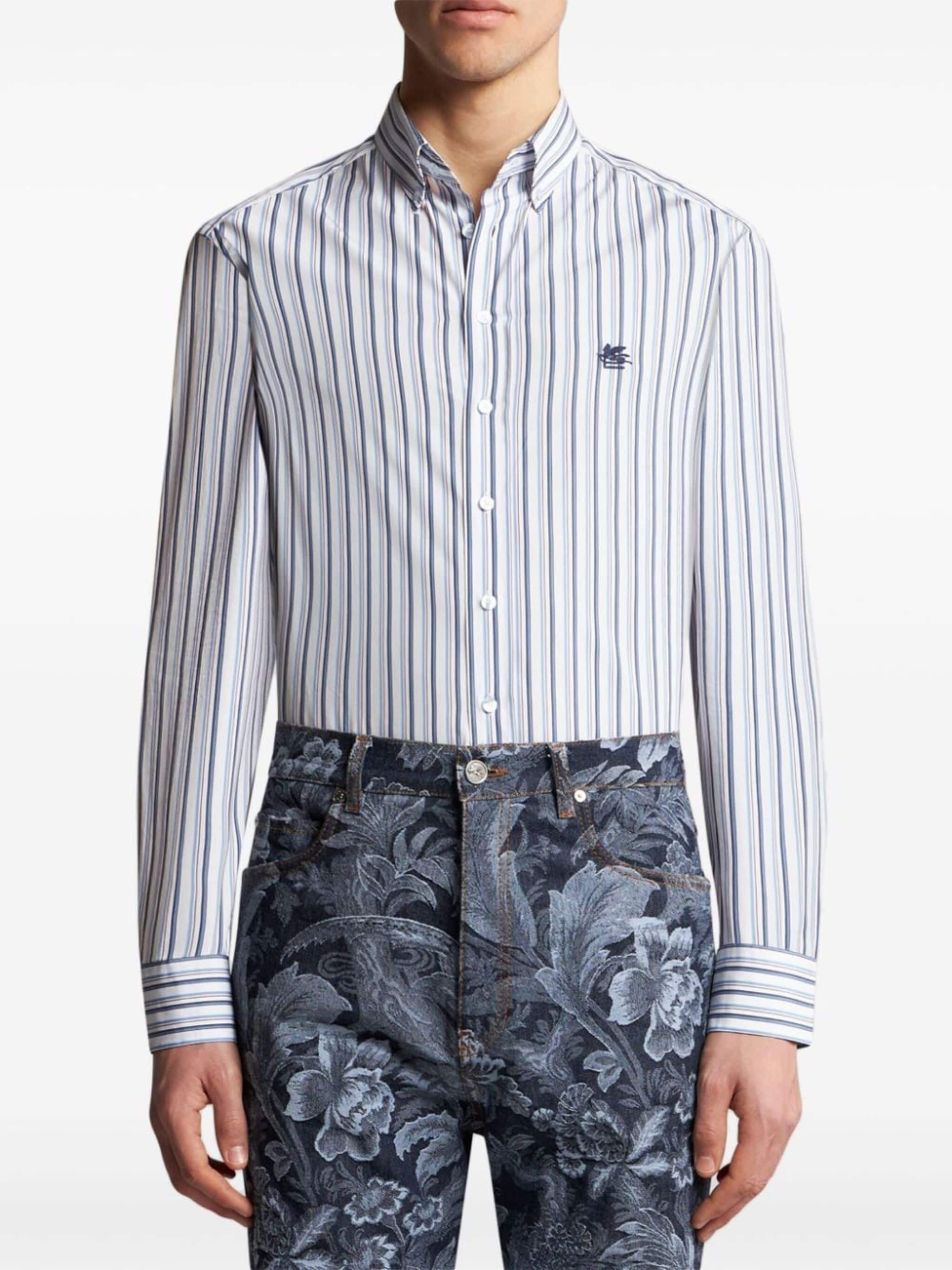 striped cotton shirt - 3