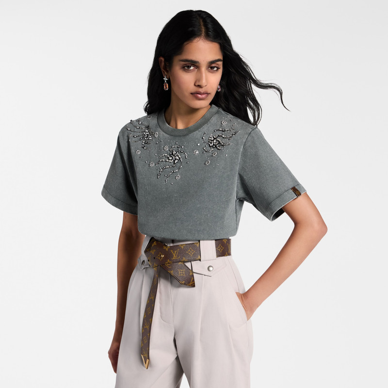 Rhinestone Swirl T-Shirt 4