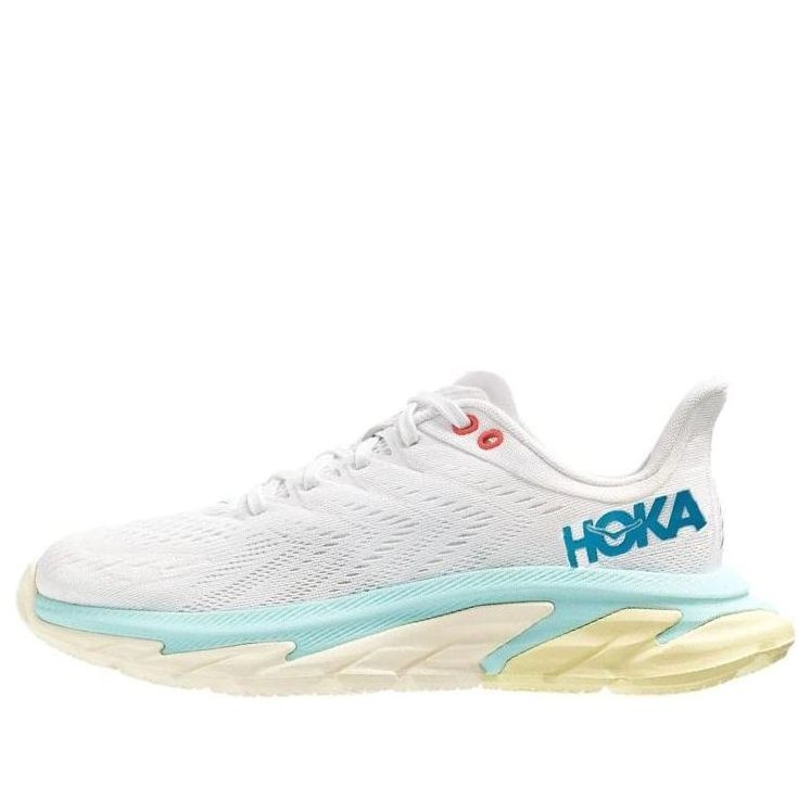 (WMNS) HOKA ONE ONE Clifton Edge 'White Blue' 1110511-BDBBT - 1