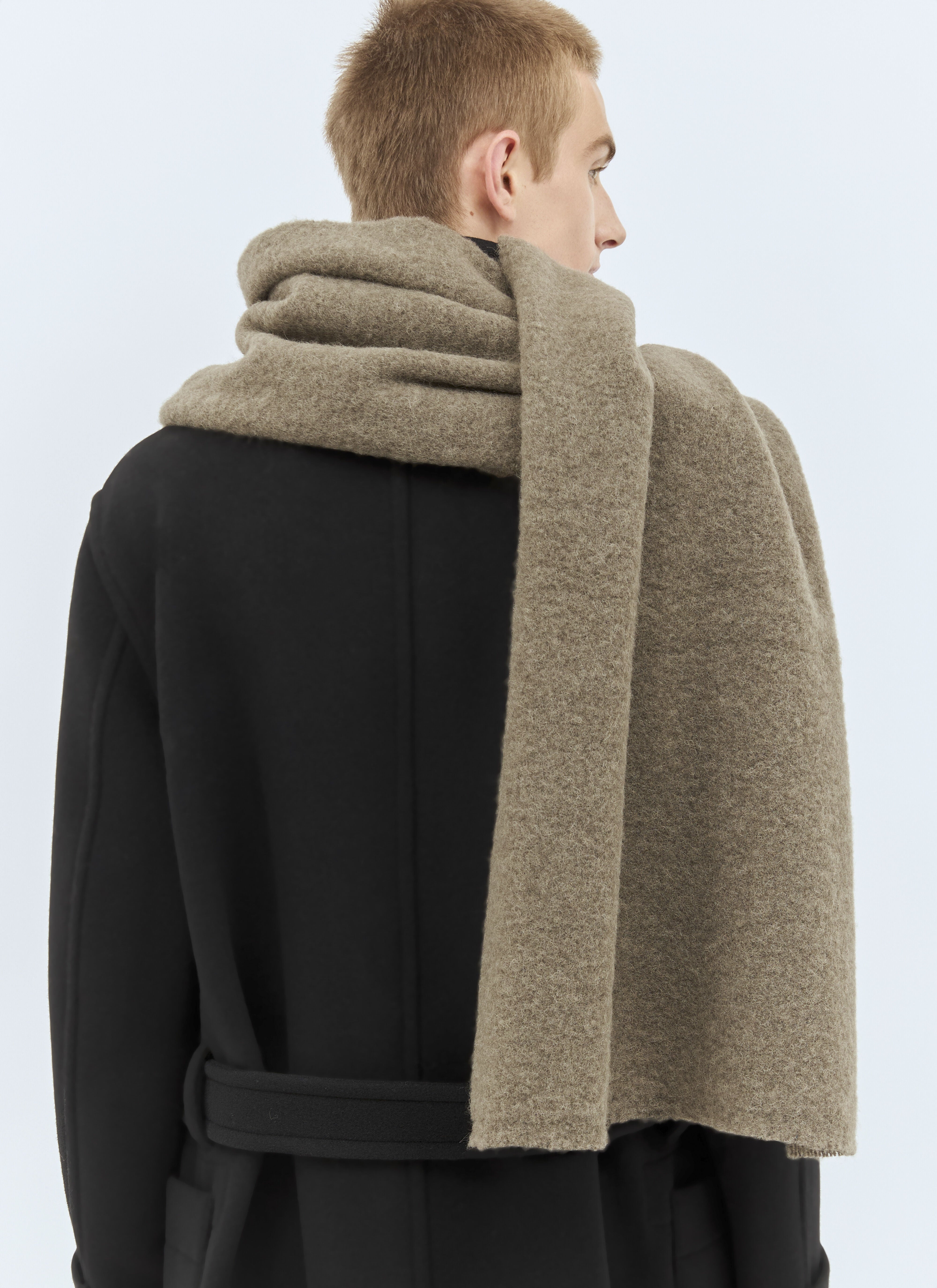 Lemaire Men Maxi Fluffy Scarf - 4