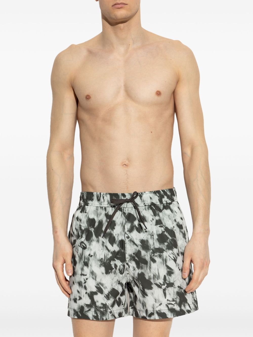 floral-print swim shorts - 2