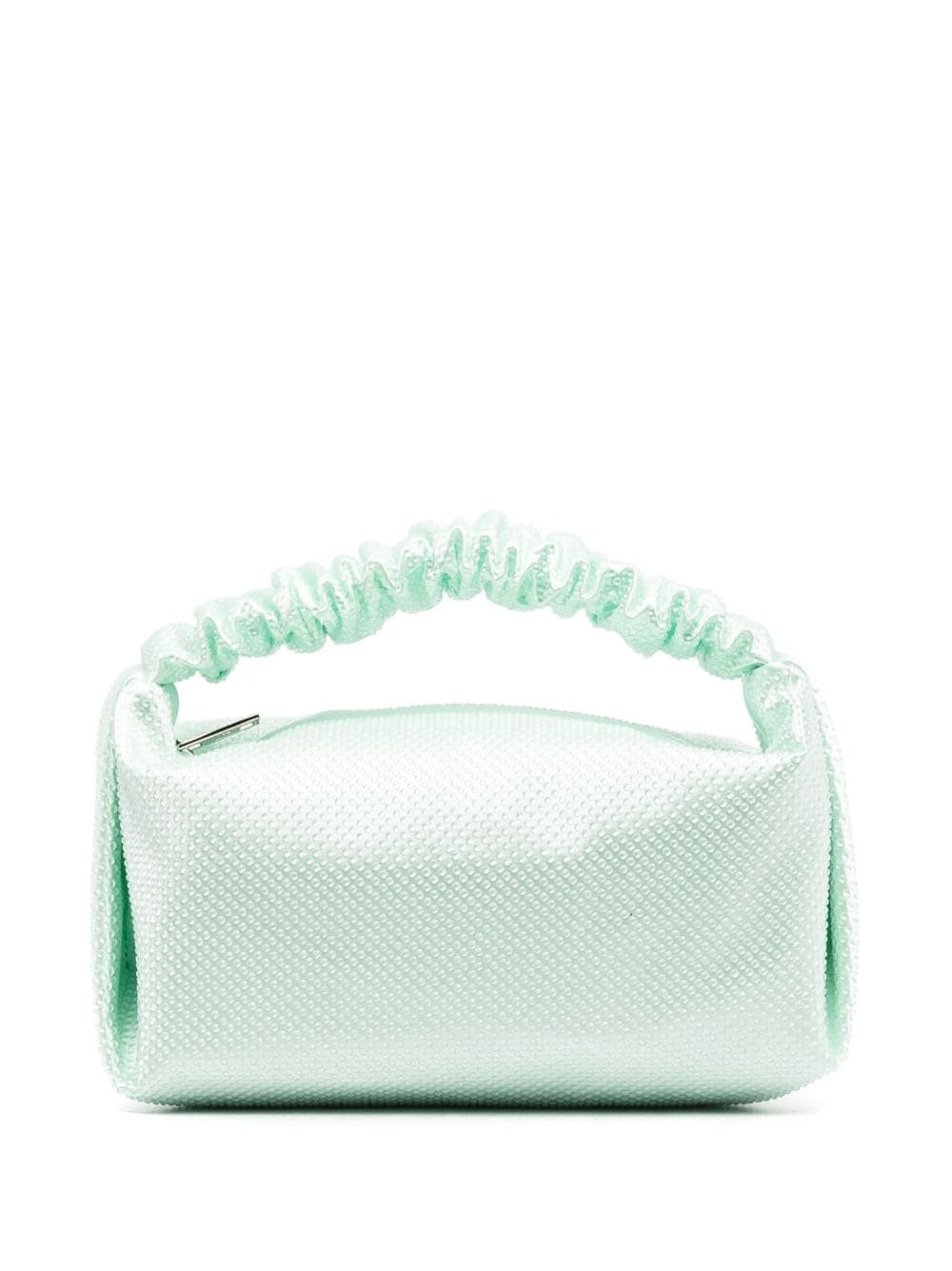 Scrunchie crystal-embellished mini bag - 1