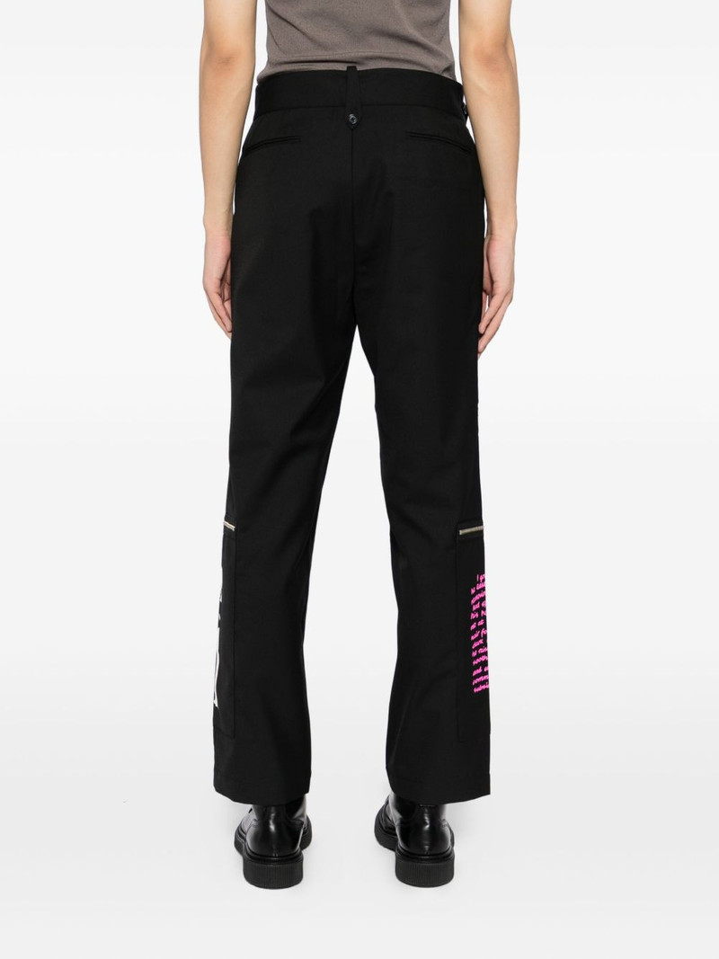 graphic-print straight-leg pants 4